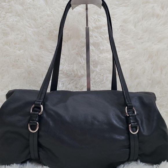 Authentic Prada Black Leather Hand Bag - Picture 4 of 12